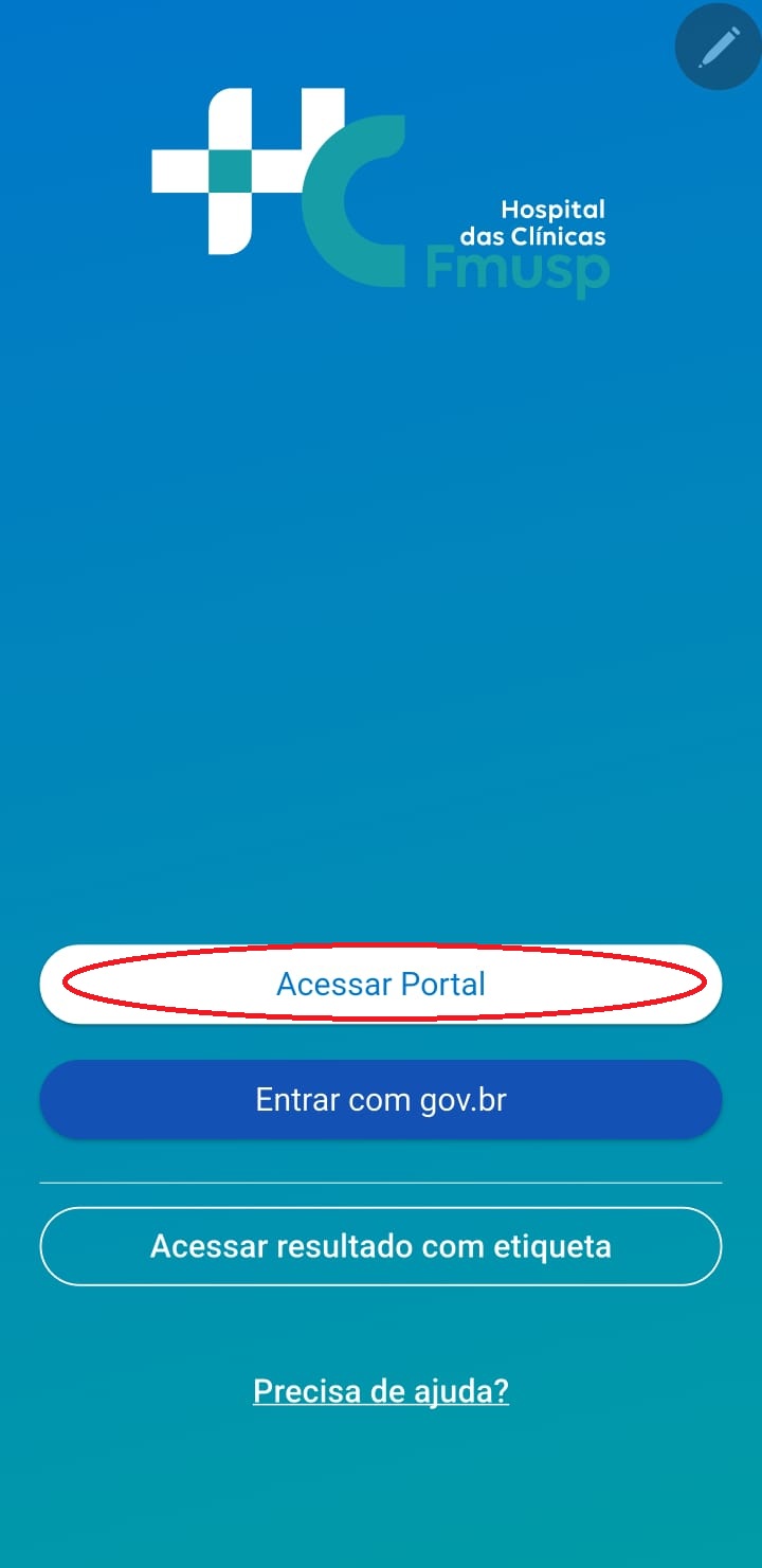 Imagem inicail do app 